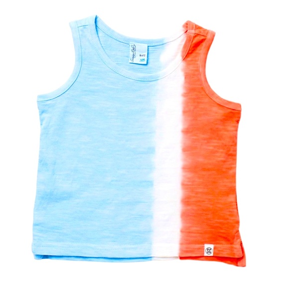 ๐บ๐ธ๐บ๐ธโค๏ธ๐๐คRed white & blue tie dye striped tank- 4th of July ๐คโค๏ธ๐๐บ๐ธ๐บ๐ธ - Picture 2 of 2